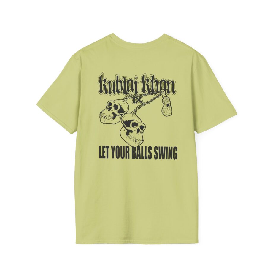 Kublai Khan - Let the Balls Swing Natural Unisex Softstyle T-Shirt