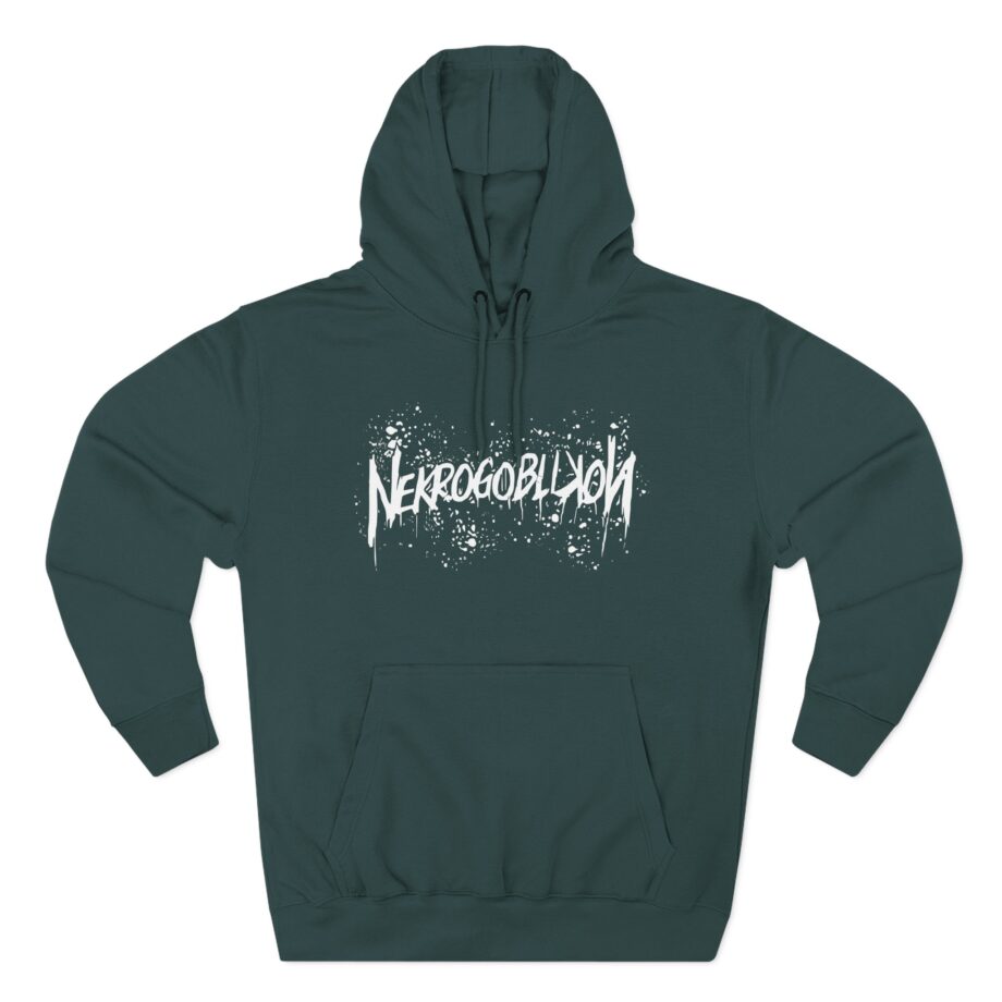 Nekrogoblikon Goblin Mode Raglan Three-Panel Fleece Hoodie