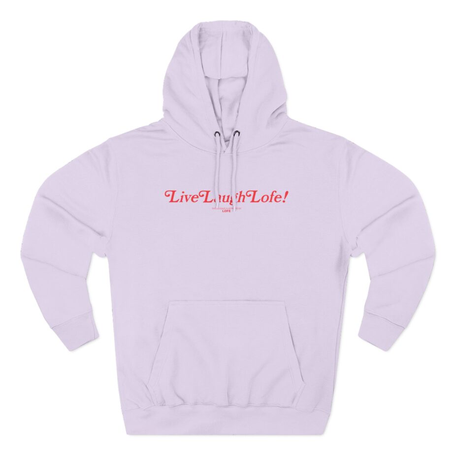 Life Lauge Lofe Three-Panel Fleece Hoodie