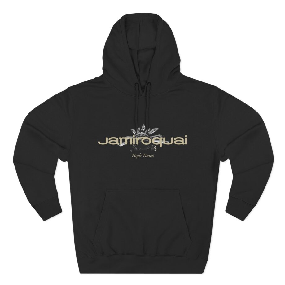 J High Times Hat Logo Three-Panel Fleece Hoodie
