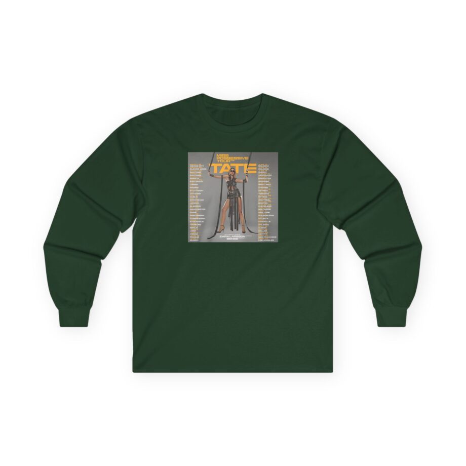 Tate Mcrae Miss Possessive Tour 2025 Unisex Ultra Cotton Long Sleeve Tee