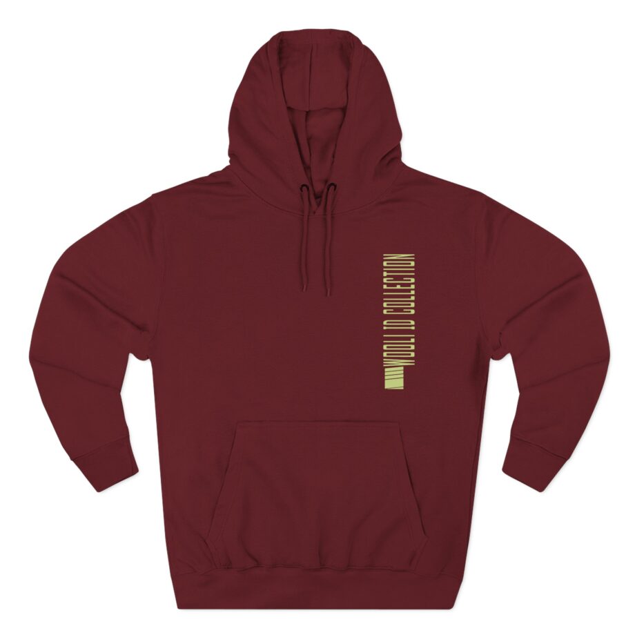 Wooli Logo Three-Panel Fleece Hoodie