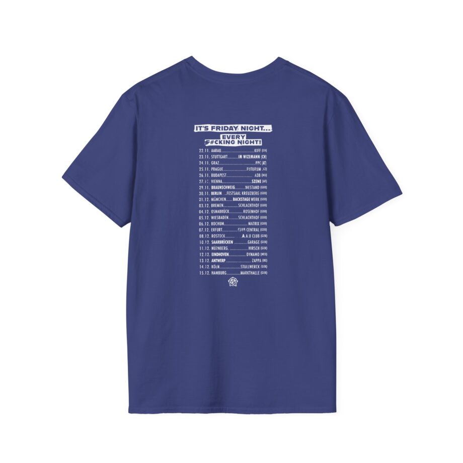 Zebrahead Lightning Skull Friday night tour Unisex Softstyle T-Shirt