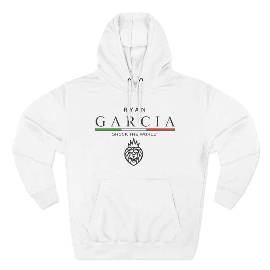 Ryan Garcia shock the world Three-Panel Fleece Hoodie