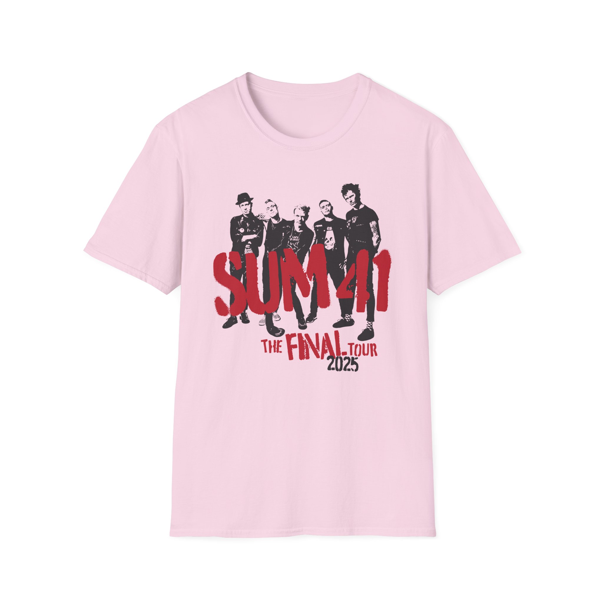 Sum 41 the Final Tour Unisex Softstyle T-Shirt