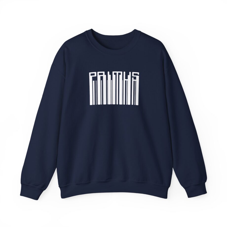 Primus Black Barcode Unisex Heavy Blend™ Crewneck Sweatshirt