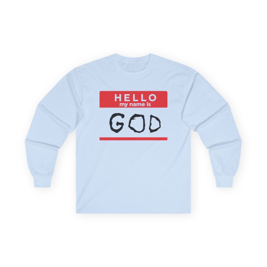 Aphex Twin Hello My Name is God Unisex Ultra Cotton Long Sleeve Tee