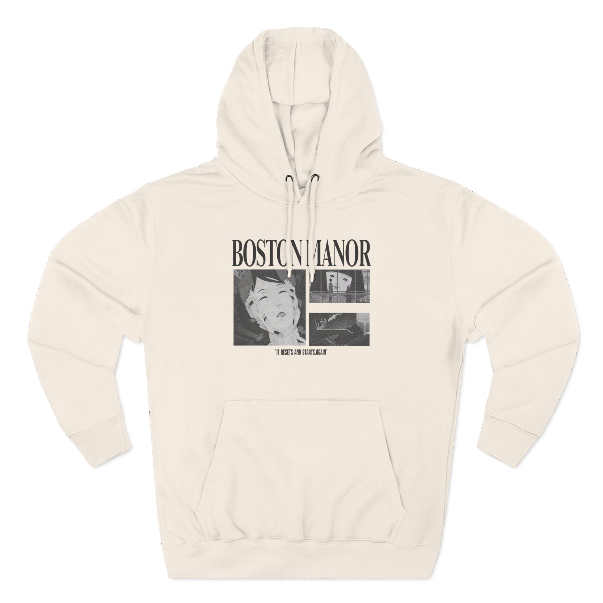Boston Manor Paprika Three-Panel Fleece Hoodie