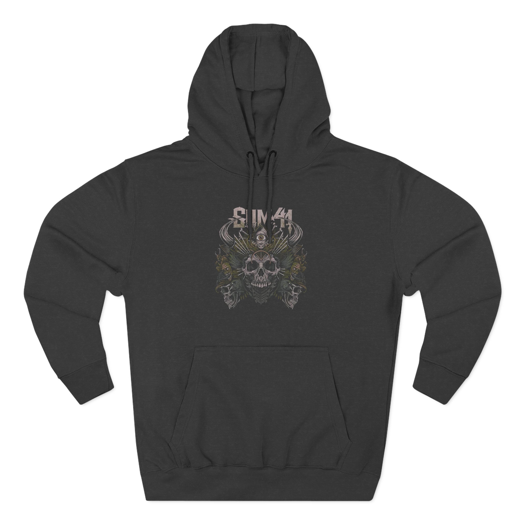 Sum 41 Skull Pyramid Three-Panel Fleece Hoodie