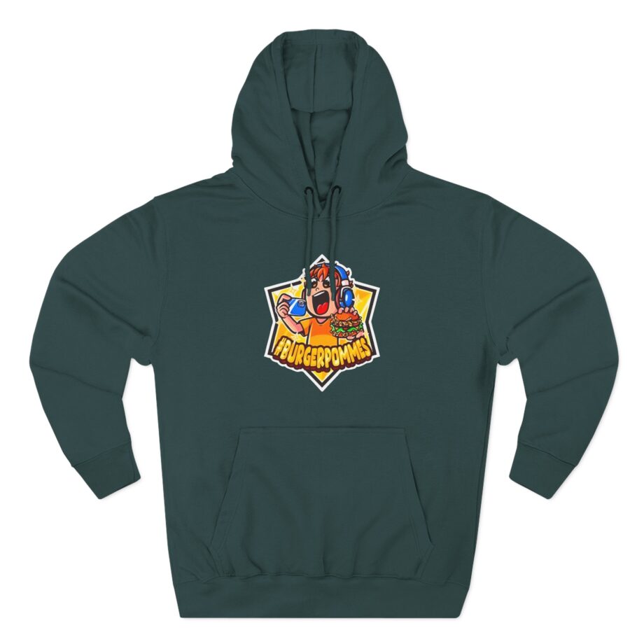 Burger Pommes Three-Panel Fleece Hoodie