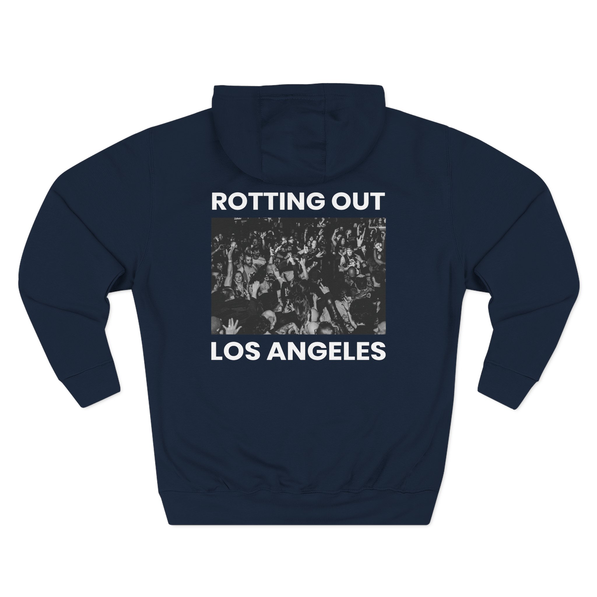 Rotting Out  Los Angeles Three-Panel Fleece Hoodie