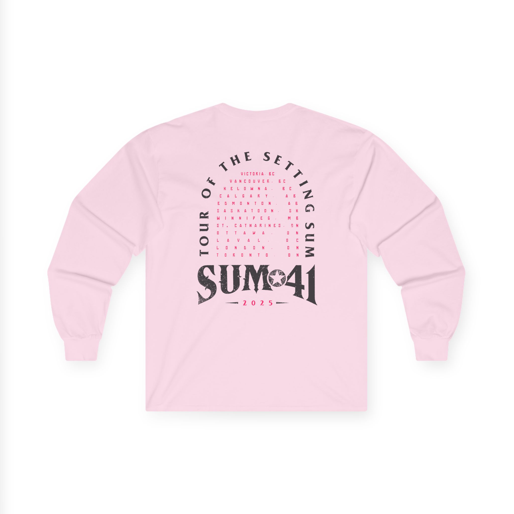 Sum 41 Tour of the Setting Sum Unisex Ultra Cotton Long Sleeve Tee
