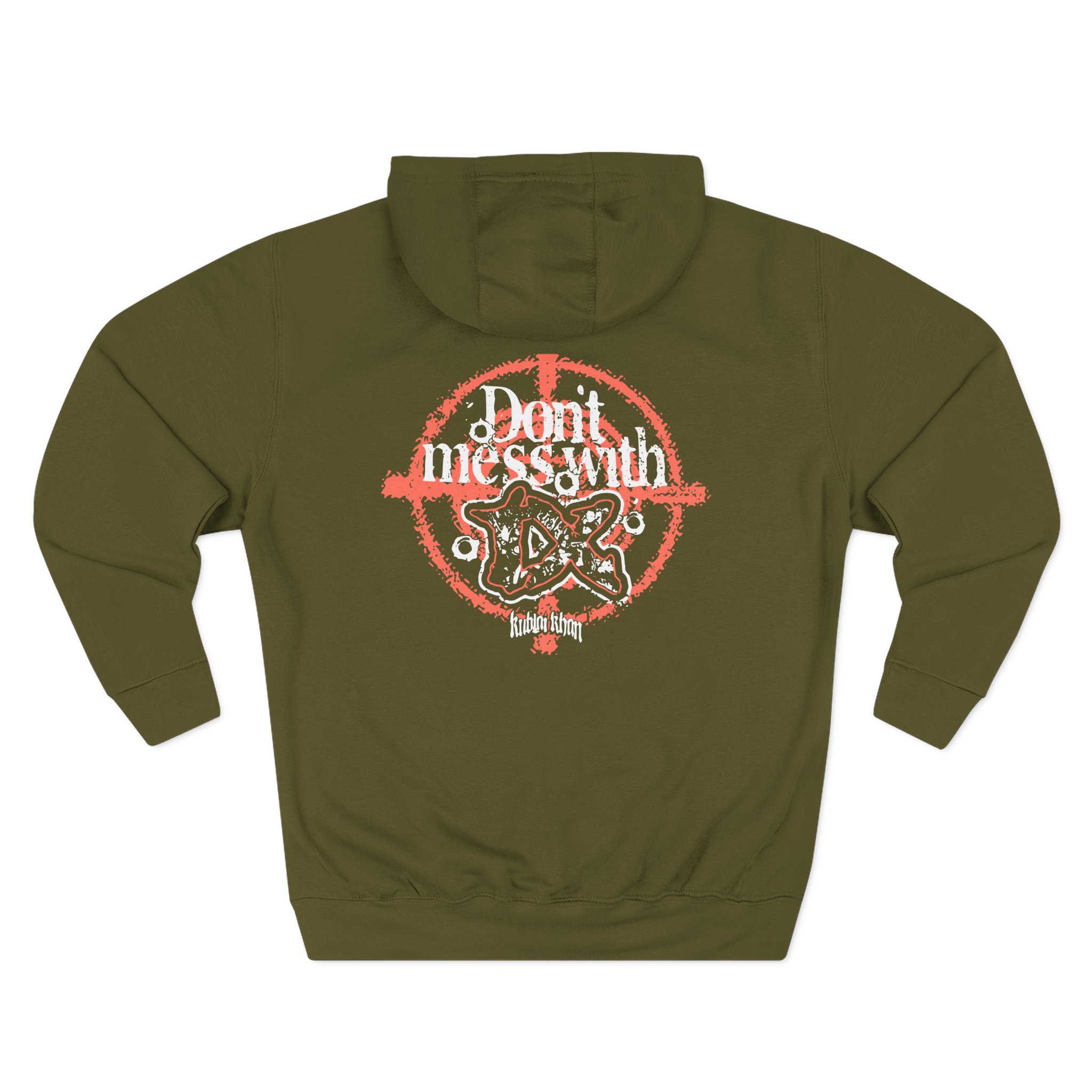 Kublai Khan - Don`t Mess With Tx Three-Panel Fleece Hoodie