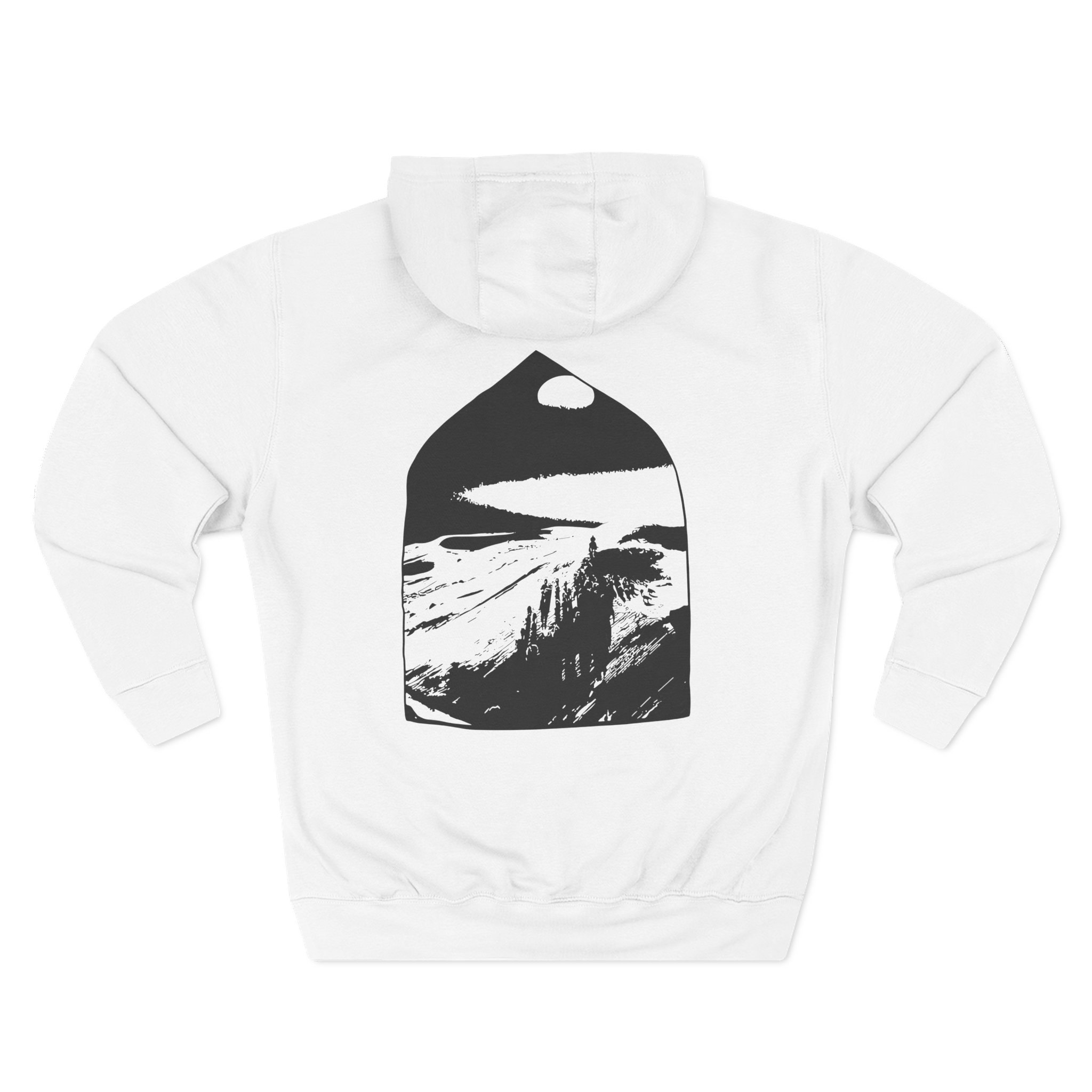 YM Three-Panel Fleece Hoodie