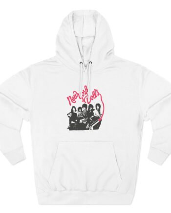 New York Dolls Lipstick Logo Three-Panel Fleece Hoodie