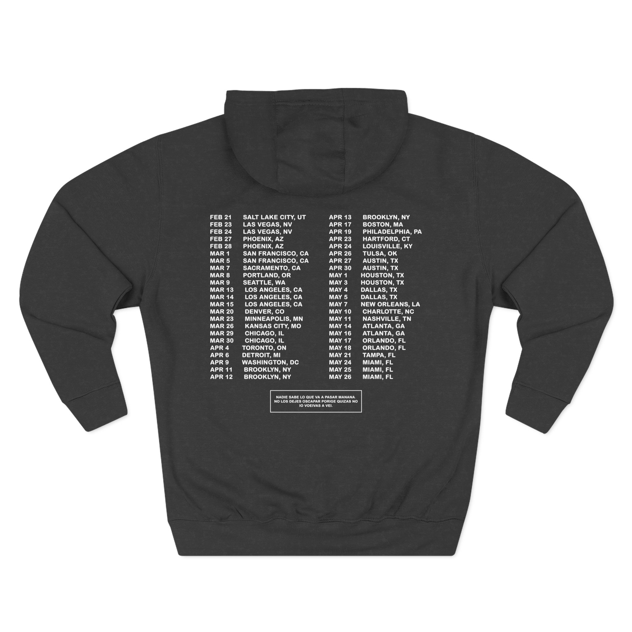 BB Gracias Por Nada Three-Panel Fleece Hoodie