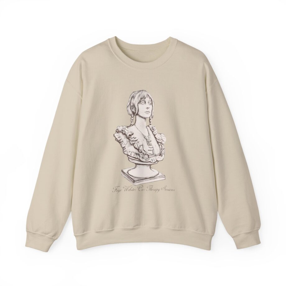 Faye Webster Car Therapy Sessions Bust Unisex Heavy Blend™ Crewneck Sweatshirt