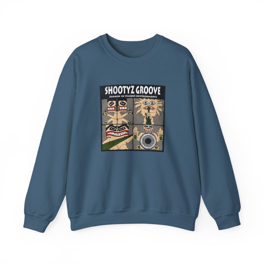 Shootyz Groove Jammin in Vicious Environments Album Cover Unisex Heavy Blend™ Crewneck Sweatshirt