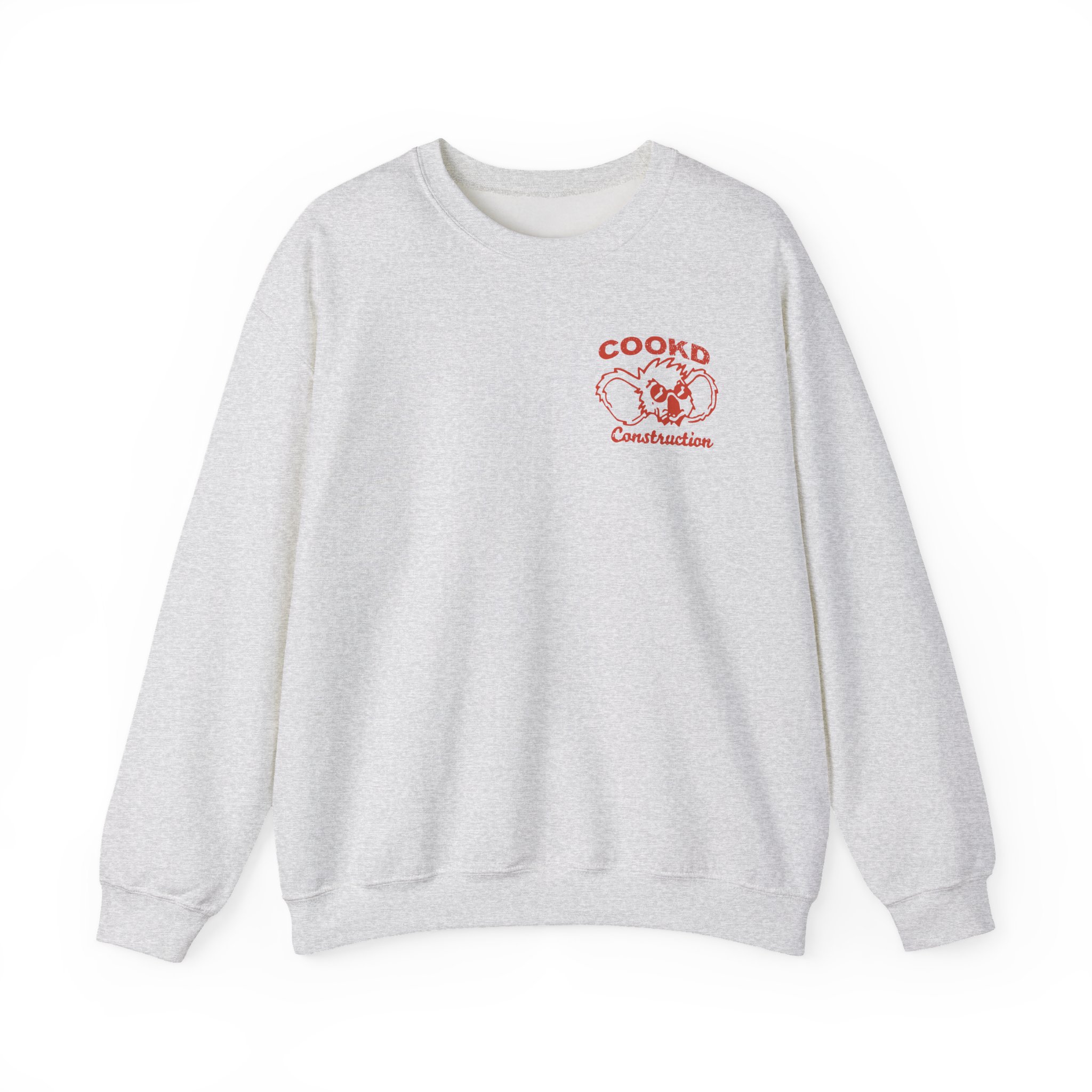 Cookd Construction Koala Unisex Heavy Blendâ„¢ Crewneck Sweatshirt