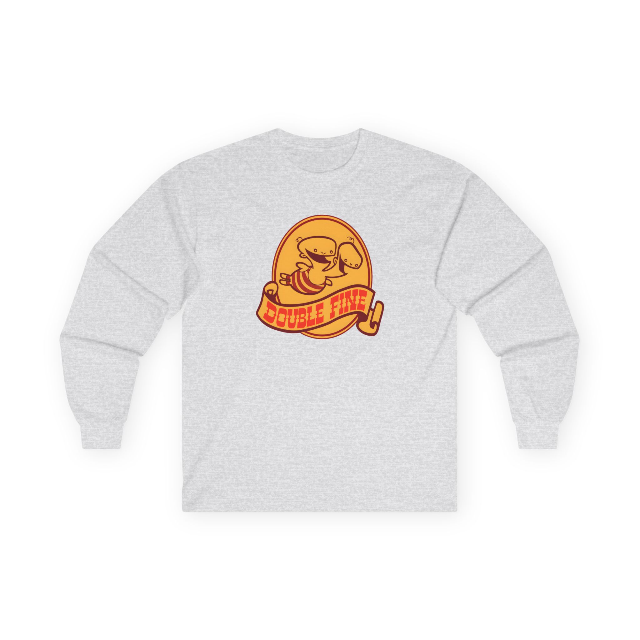 Double Fine Golden Two-headed Baby Unisex Ultra Cotton Long Sleeve Tee