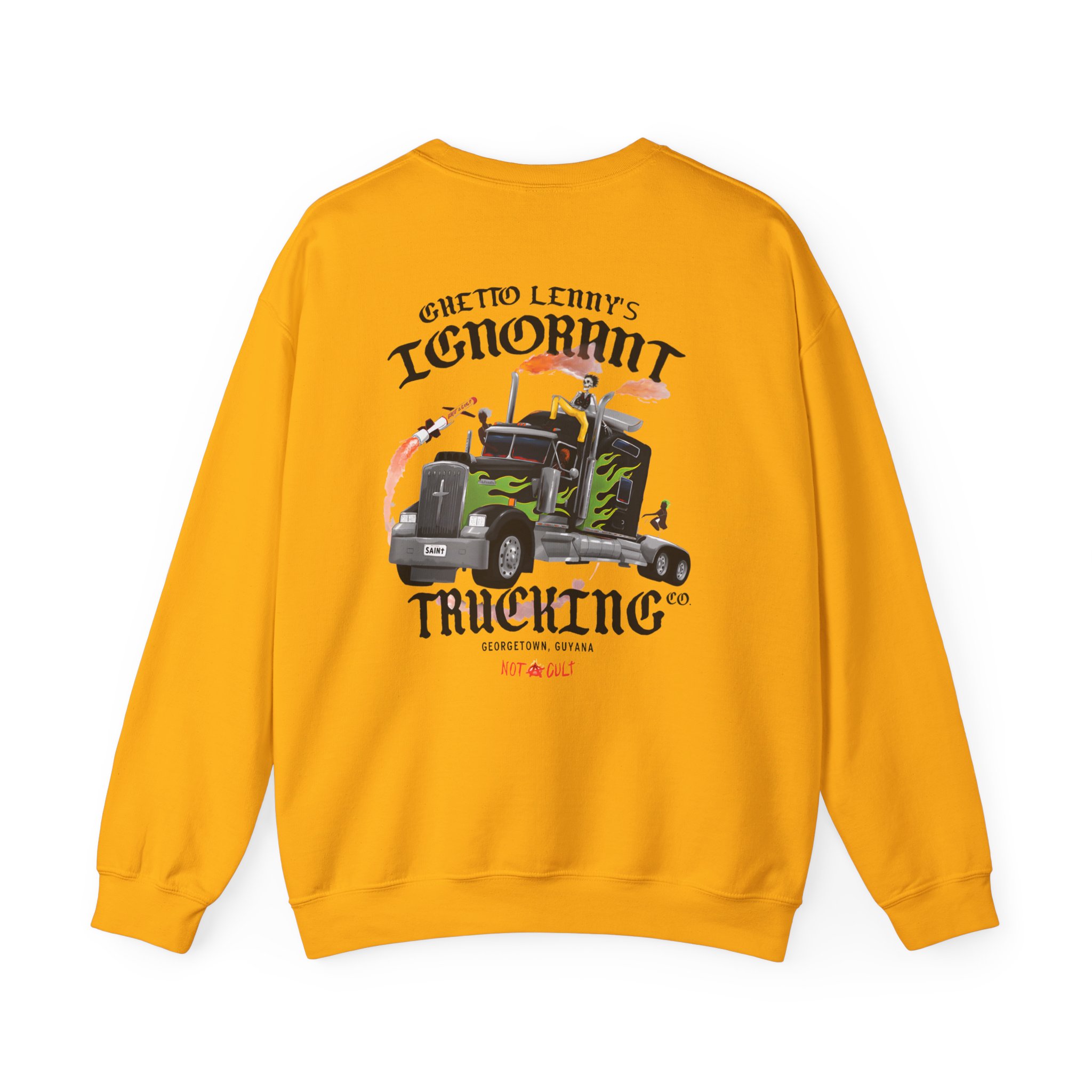 Saint Jhn Ghetto Lenny's Trucking Co. Unisex Heavy Blendâ„¢ Crewneck Sweatshirt