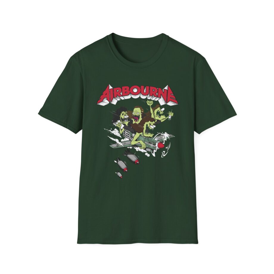 Airbourne - Nitro Herren Unisex Softstyle T-Shirt