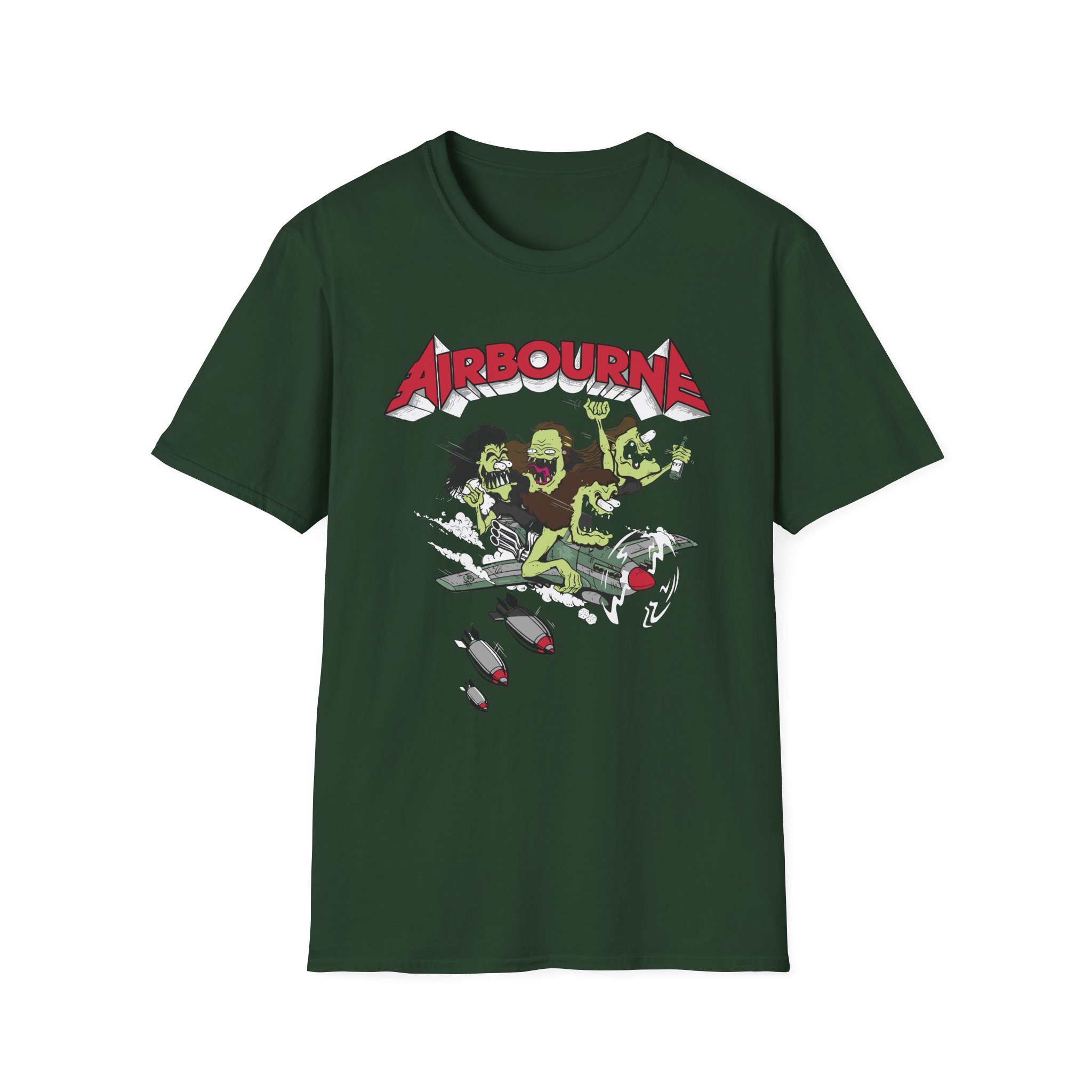 Airbourne - Nitro Herren Unisex Softstyle T-Shirt