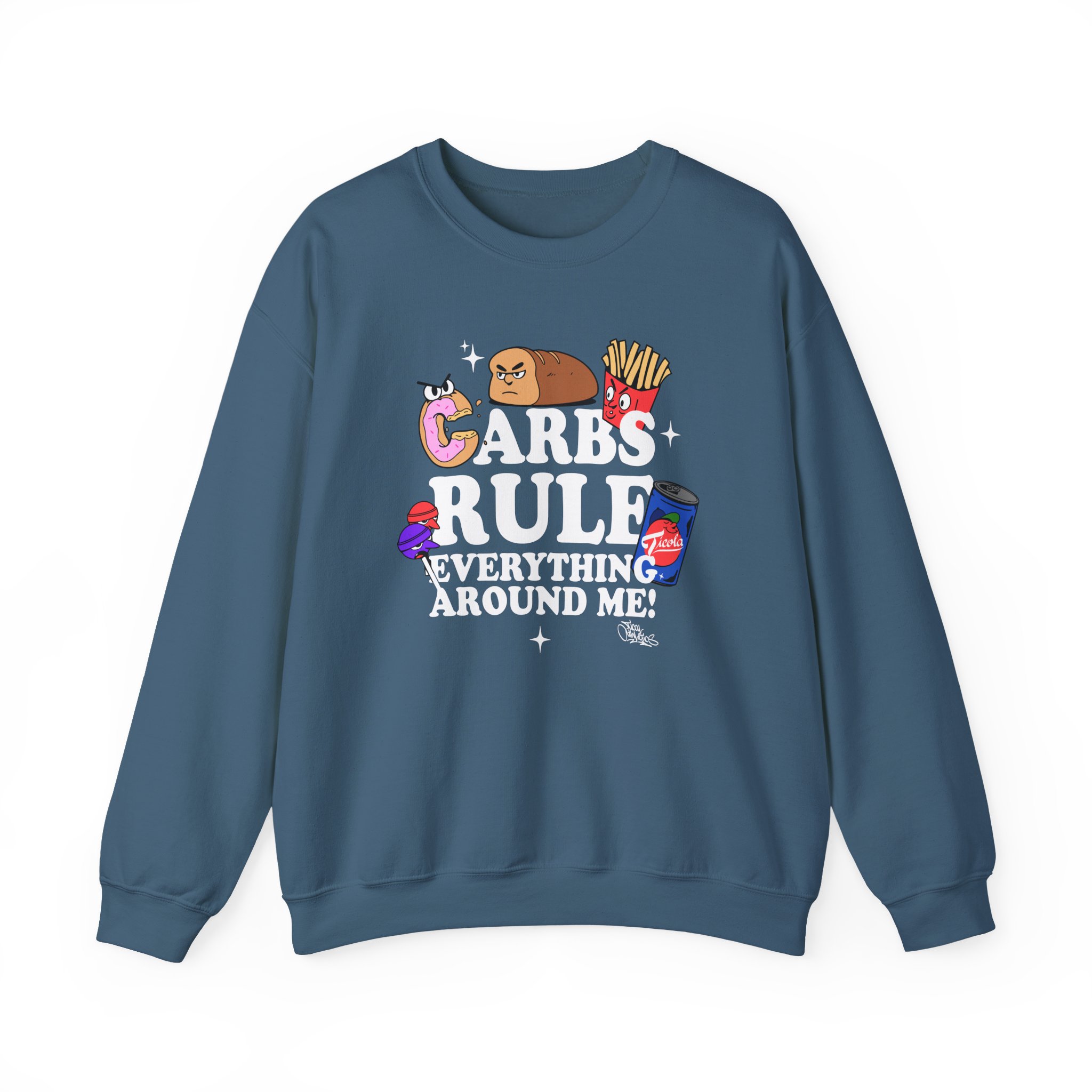 Method Man Carbs Rule Everything Around Me Unisex Heavy Blendâ„¢ Crewneck Sweatshirt