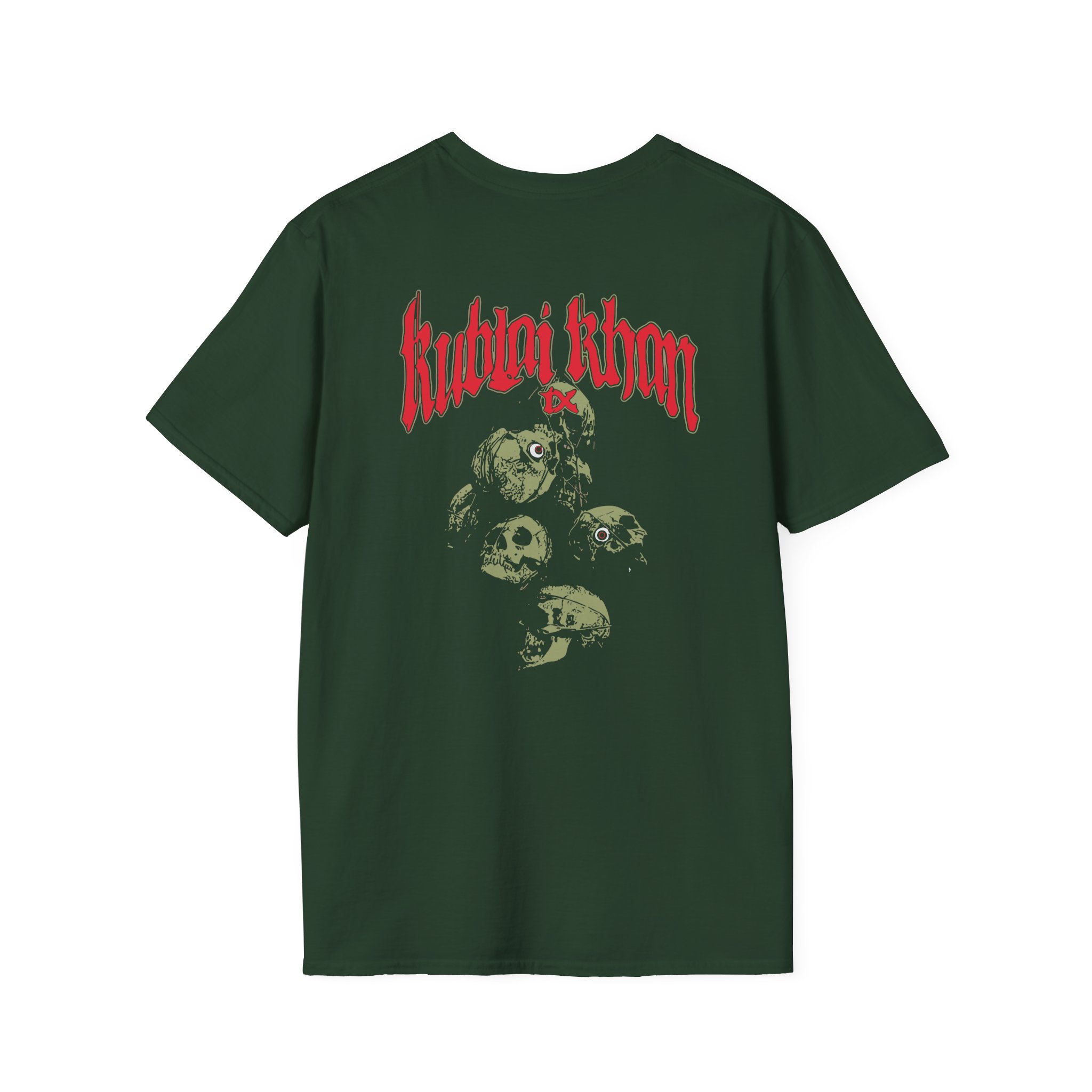 Kublai Khan - Skull  Unisex Softstyle T-Shirt