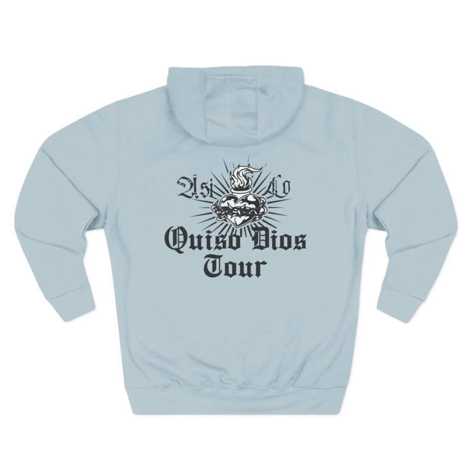 Eslabon Armado así Lo Quiso Dios Three-Panel Fleece Hoodie