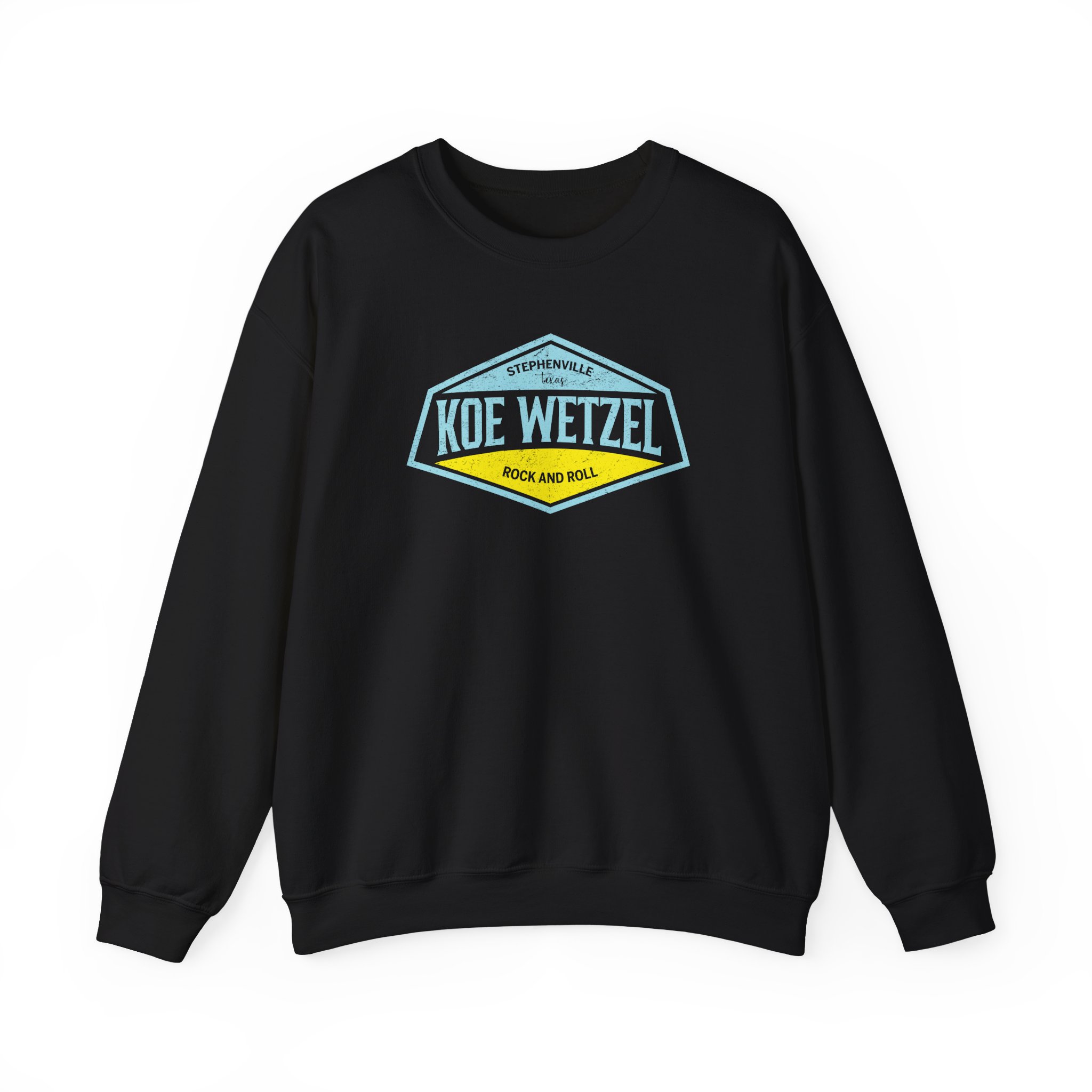 Koe Wetzel Stephenville Rock & Roll Unisex Heavy Blendâ„¢ Crewneck Sweatshirt