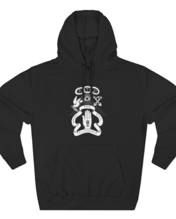 Amigo the Devil  Fellowship Three-Panel Fleece Hoodie