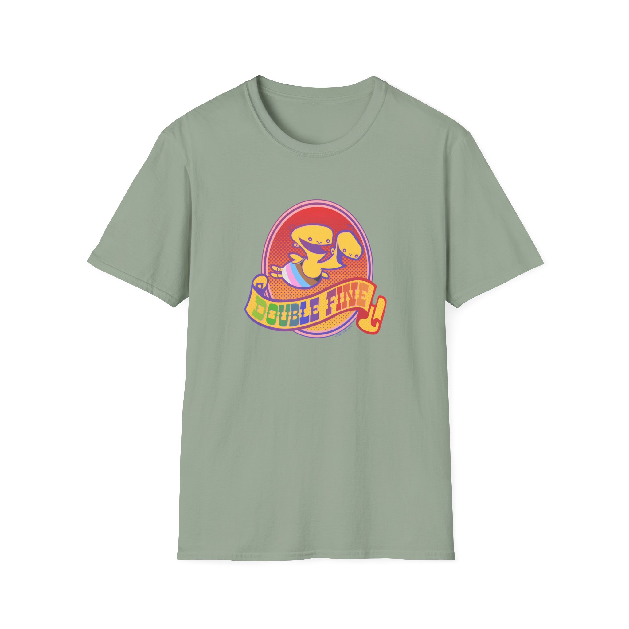Double Fine Pride Unisex Softstyle T-Shirt