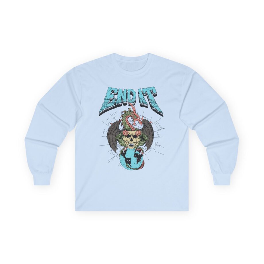 End It Dragon Skull Unisex Ultra Cotton Long Sleeve Tee
