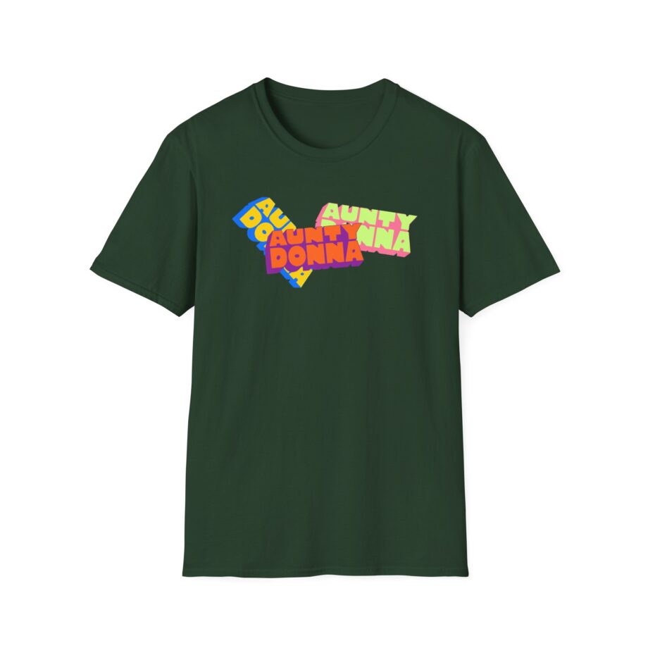Aunty Donna Three Logo Unisex Softstyle T-Shirt