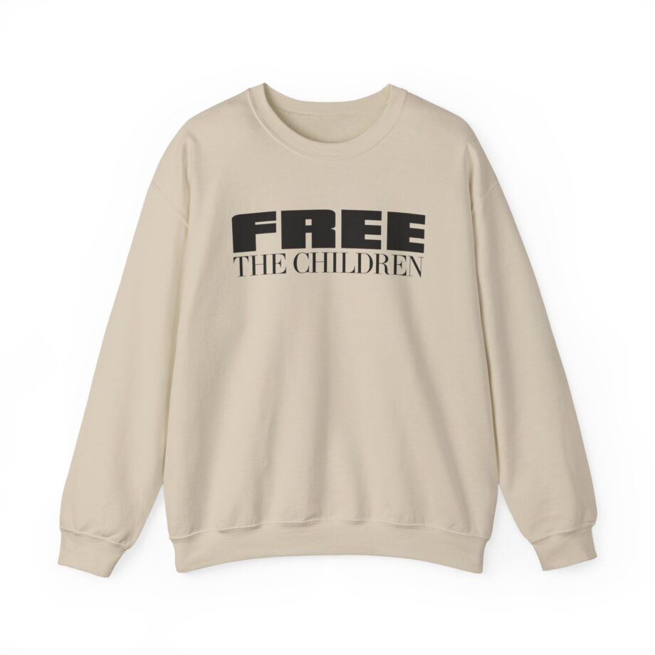 Ryan Garcia Free the Children Unisex Heavy Blend™ Crewneck Sweatshirt