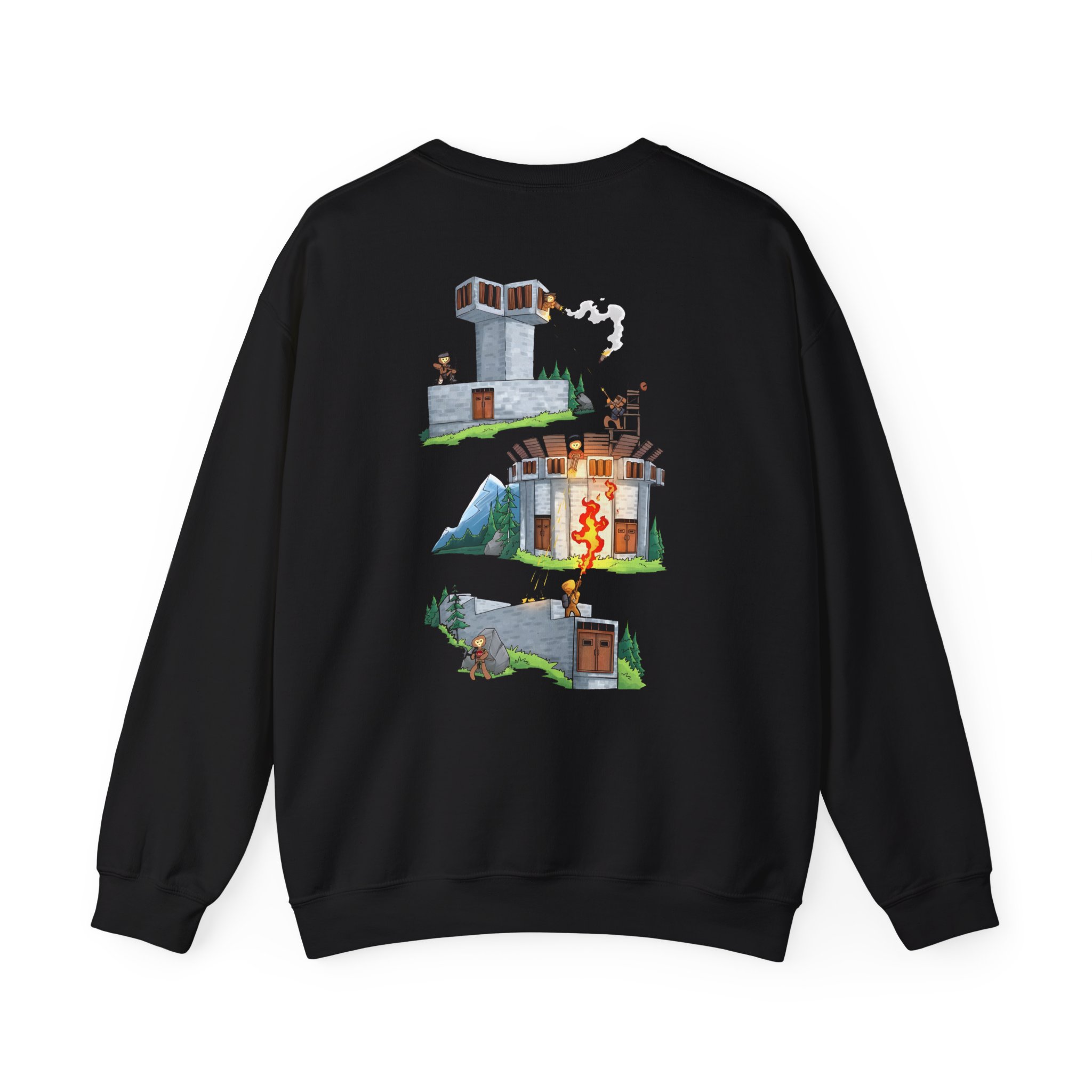 Spoonkid Battlefield Unisex Heavy Blendâ„¢ Crewneck Sweatshirt