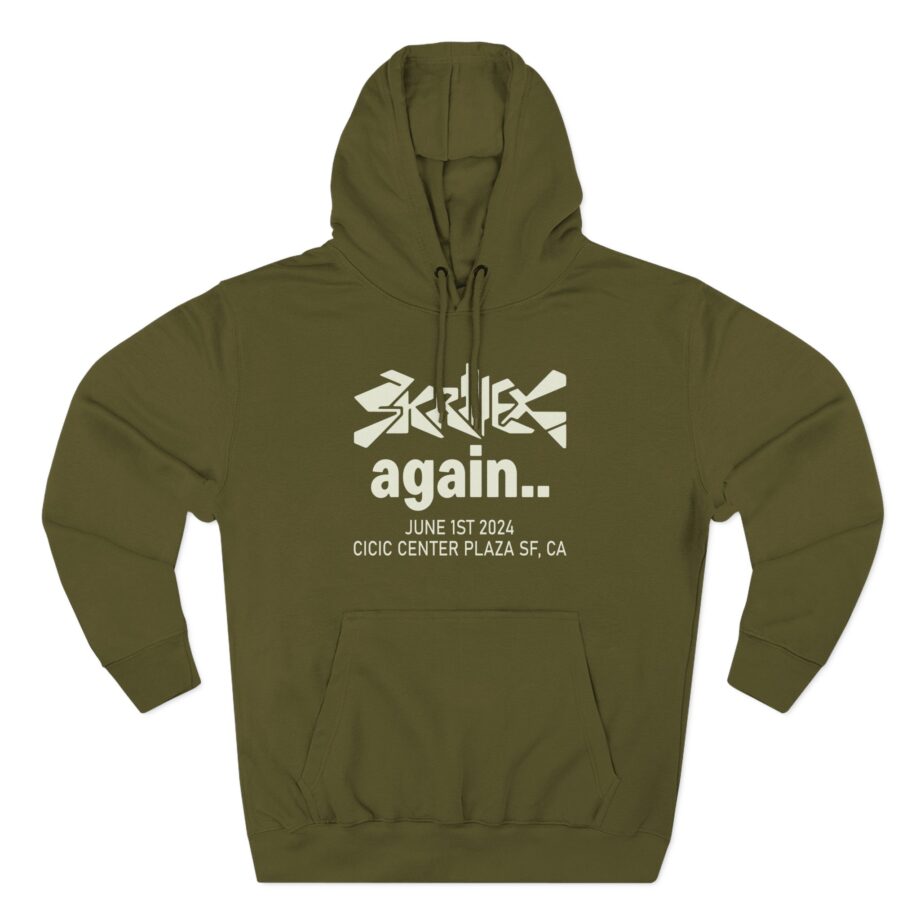 Skrillex Fred Again Civic Center Three-Panel Fleece Hoodie