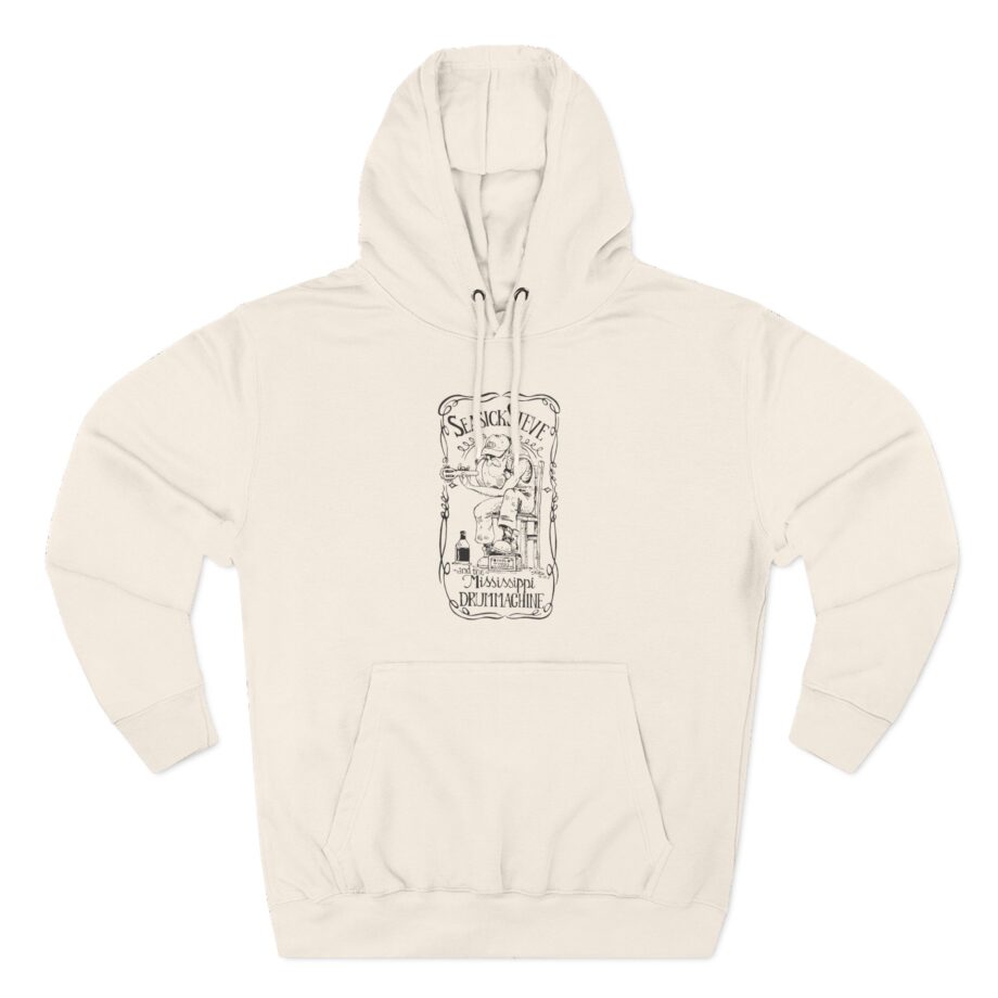 Seasick Steve Mississippi Drum Machine Three-Panel Fleece Hoodie