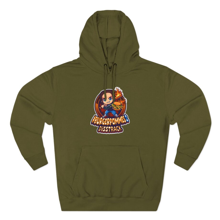 Burger Pommes Three-Panel Fleece Hoodie