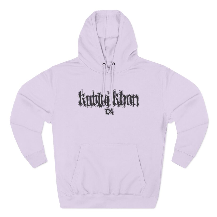 Kublai Khan - Never Enough Sportsgrey Three-Panel Fleece Hoodie