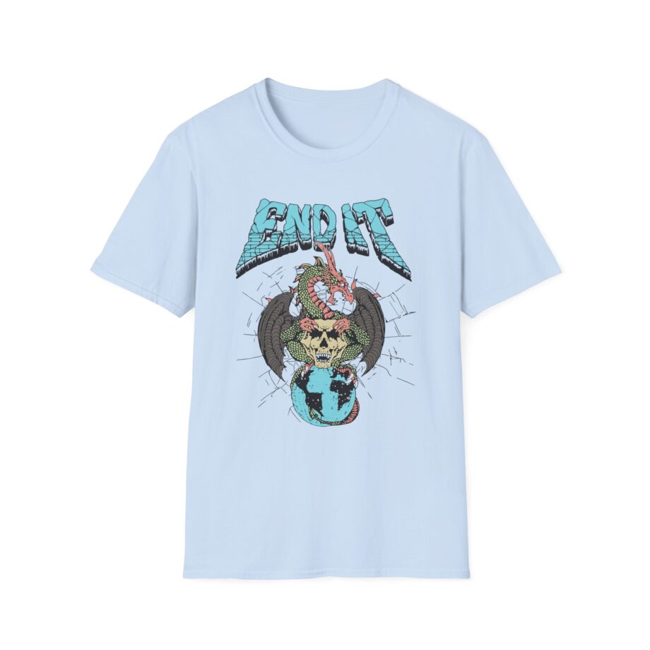 End It Dragon Skull Unisex Softstyle T-Shirt