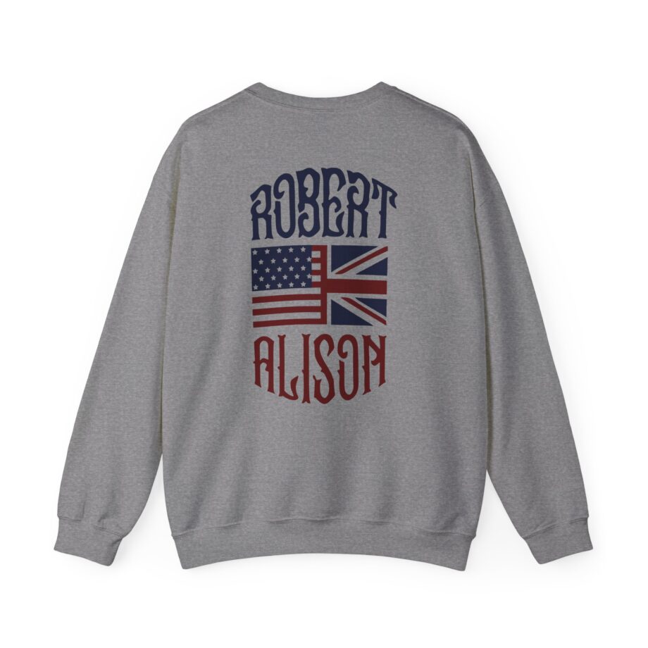 Robert Plant Inflated Type Unisex Heavy Blend™ Crewneck Sweatshirt