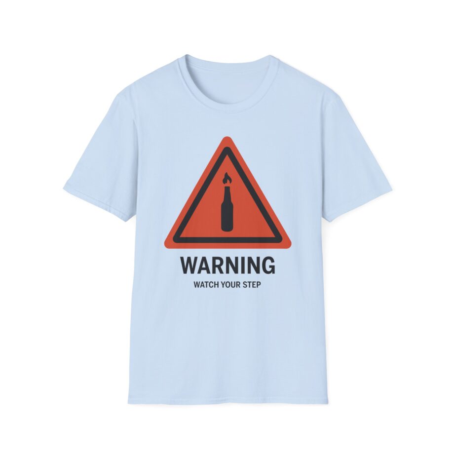 Summit1g Warning Watch Your Step Unisex Softstyle T-Shirt