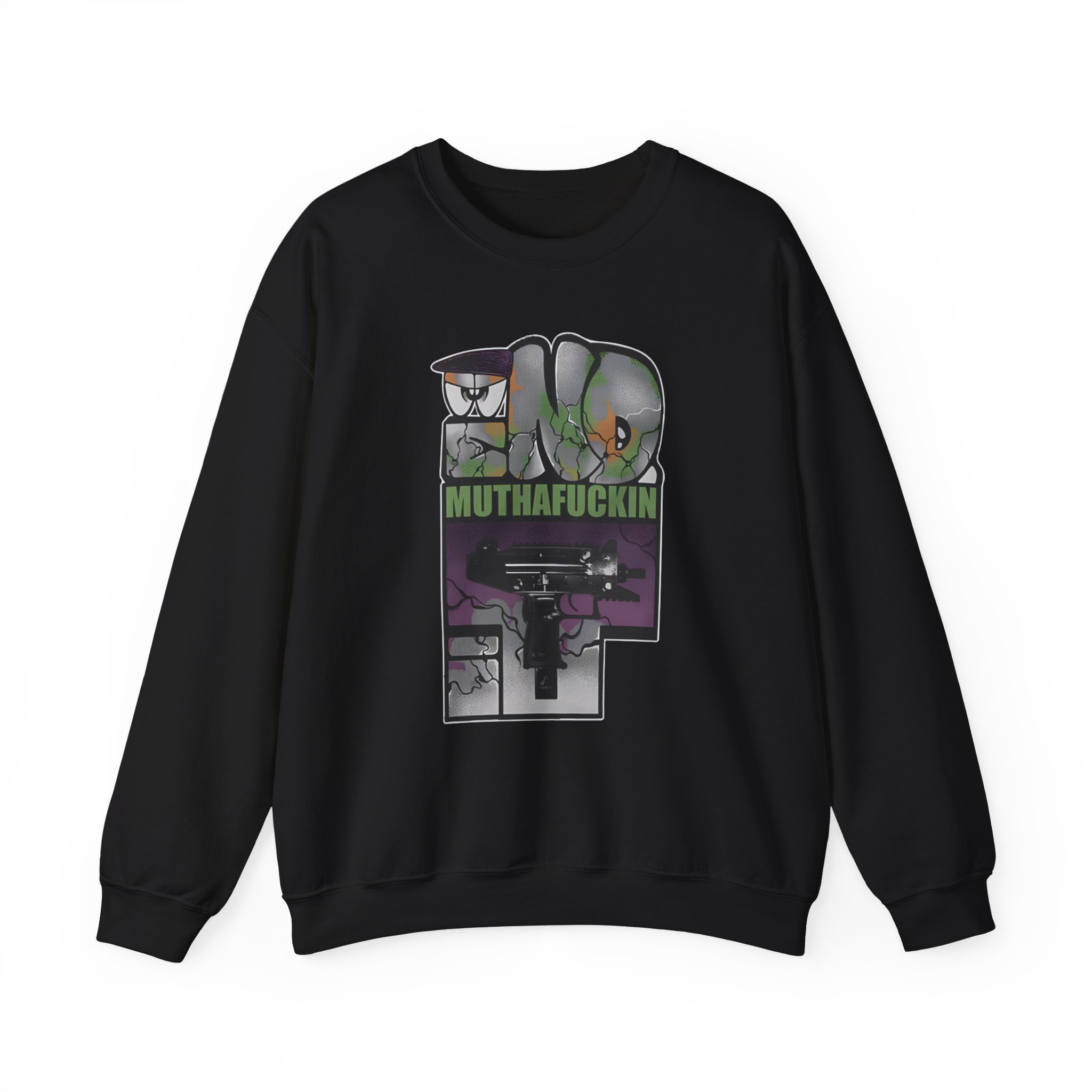 End It Muthafuckin Unisex Heavy Blend Crewneck Sweatshirt