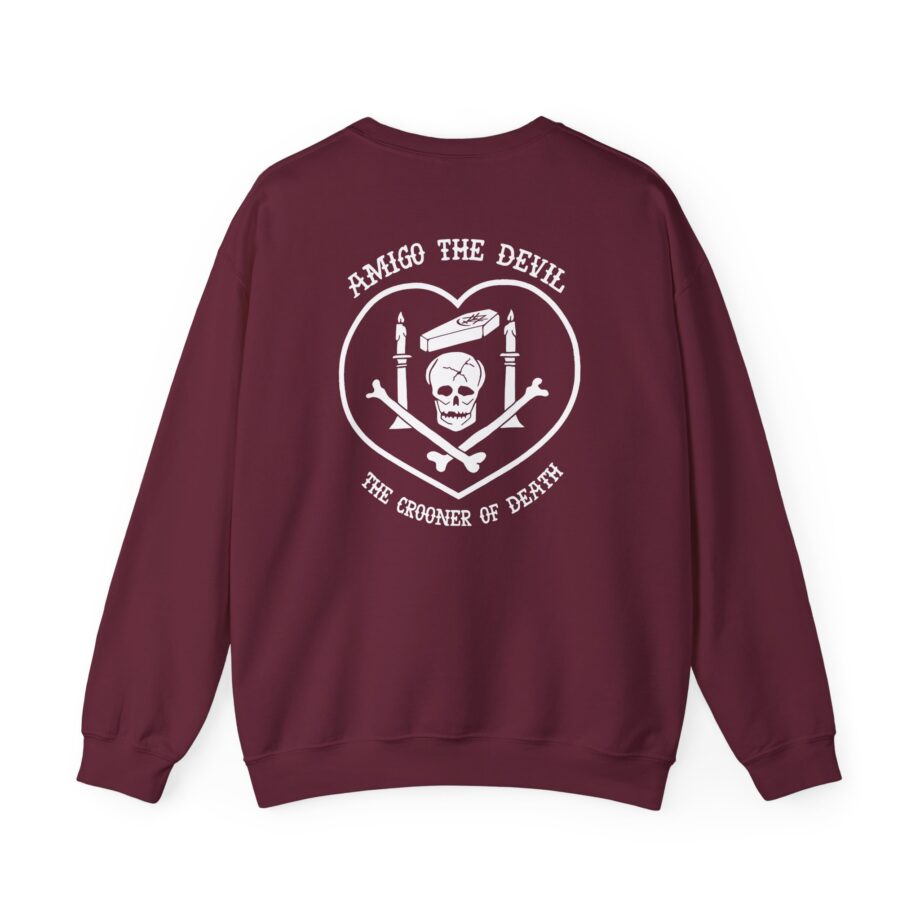 Amigo the Devil Born Against Unisex Heavy Blend™ Crewneck Sweatshirt