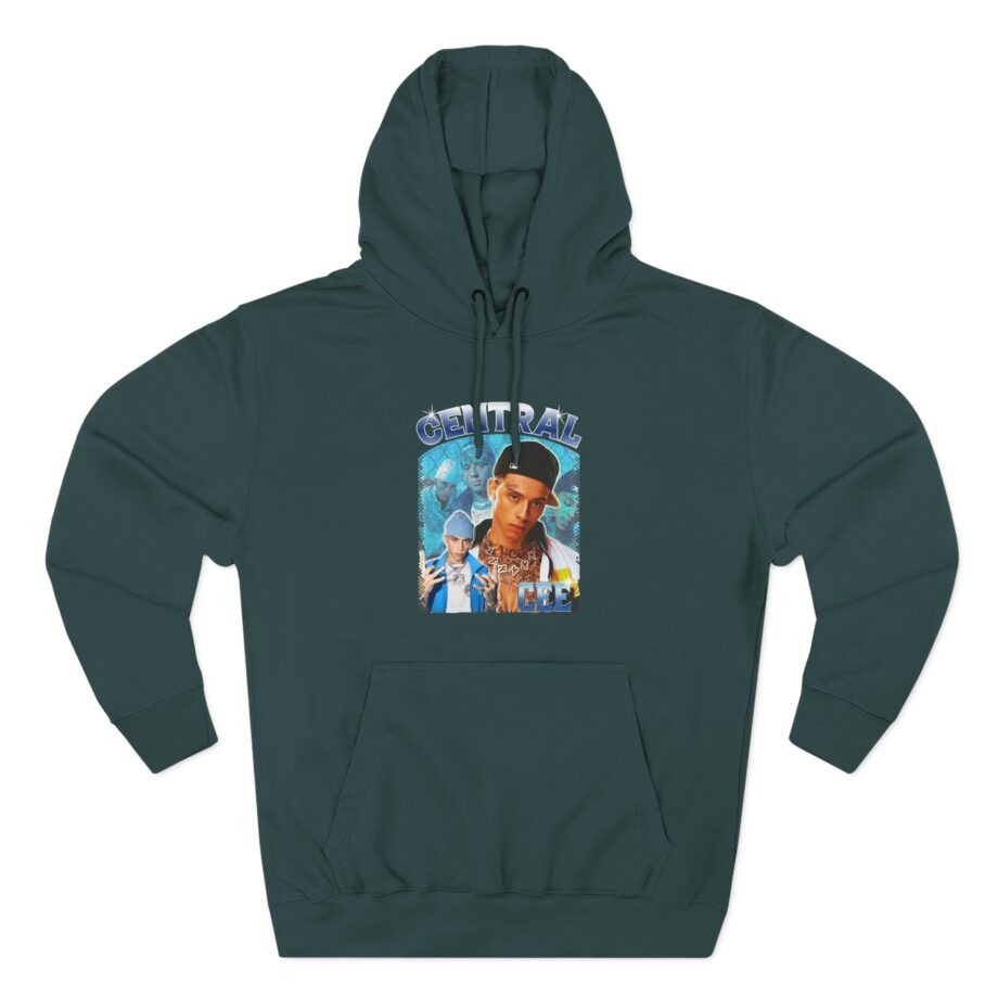Central Cee Bootleg Rap Music Fan Graphic Three-Panel Fleece Hoodie