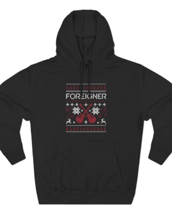 Foreigner Holiday Three-Panel Fleece Hoodie