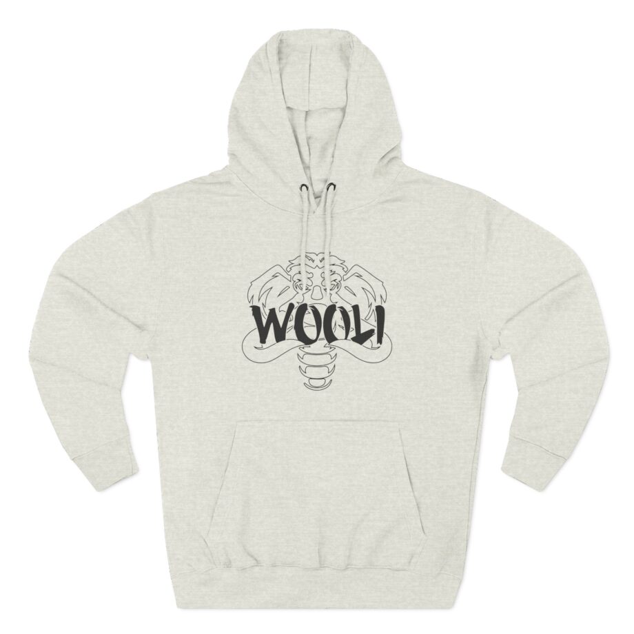Wooli  Three-Panel Fleece Hoodie
