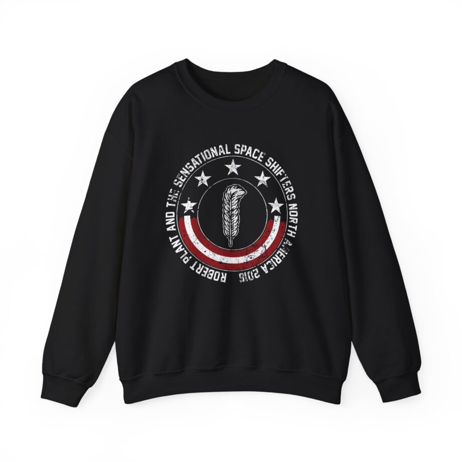 Robert Plant Patriotic Quill Itinerary Unisex Heavy Blend™ Crewneck Sweatshirt